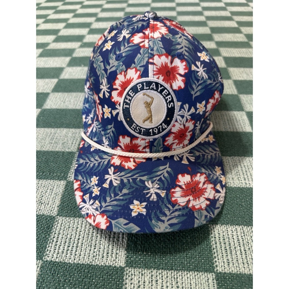 The Players Championship Tropical Floral Ahead Golf Hat Men's Adjustable